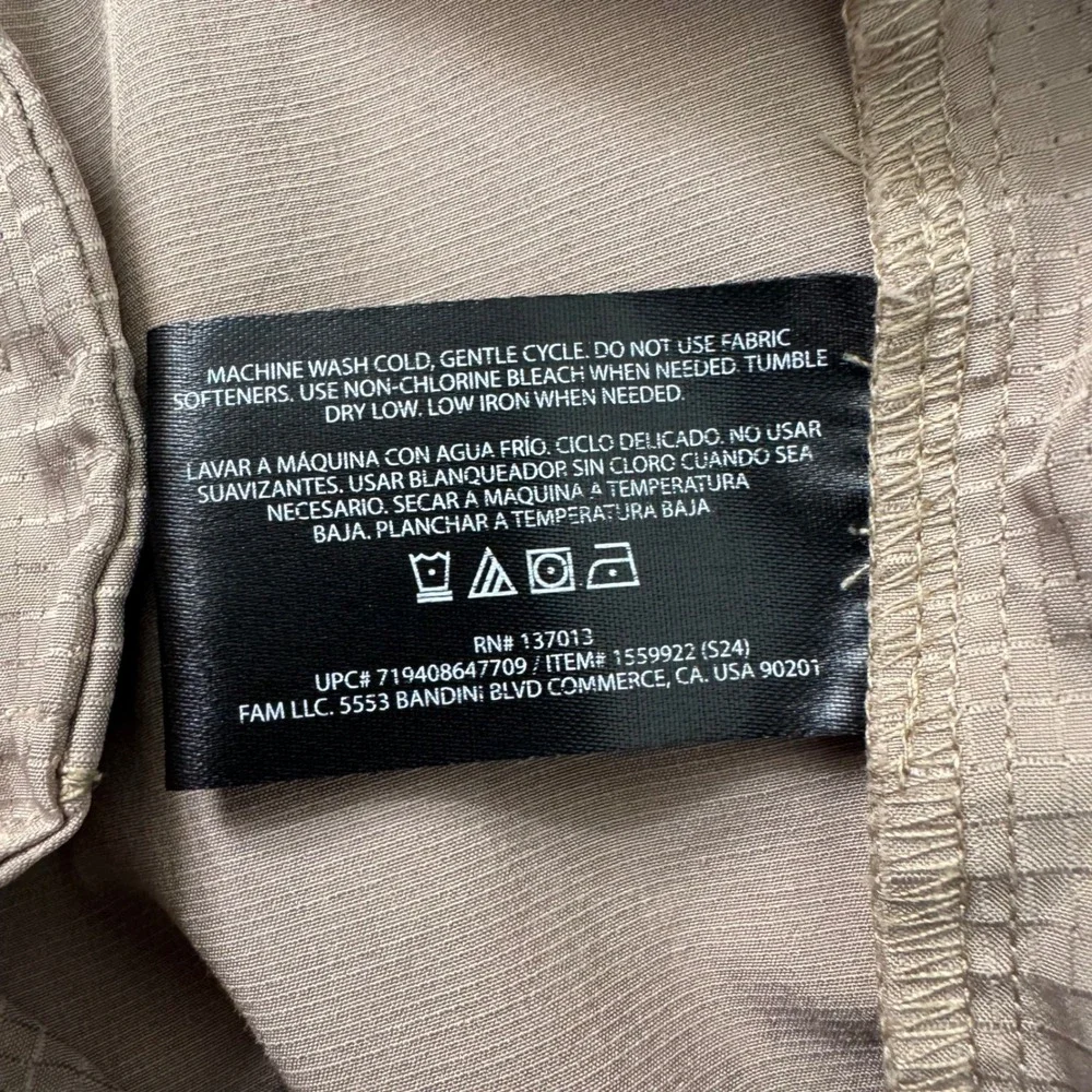 Banana Republic 32x9 Khaki Tan Performance Stretch Elastic Waist Men's Shorts